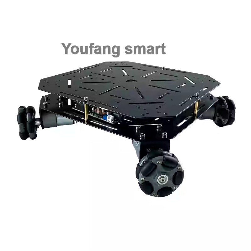 Omni Wheel - Sasis Mobil Robot Omni Wheel 4WD