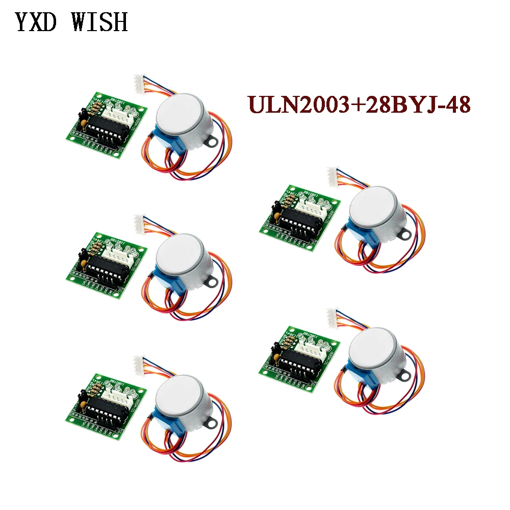 28Byj-48 - 5 buah Motor Stepper gigi pengurang