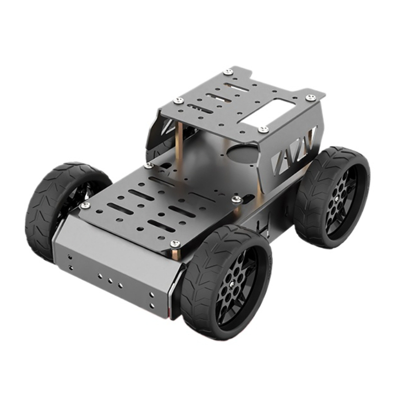 Tracked Robot Chassis - Mobil Pintar Bingkai Aluminium Gerobak Listrik