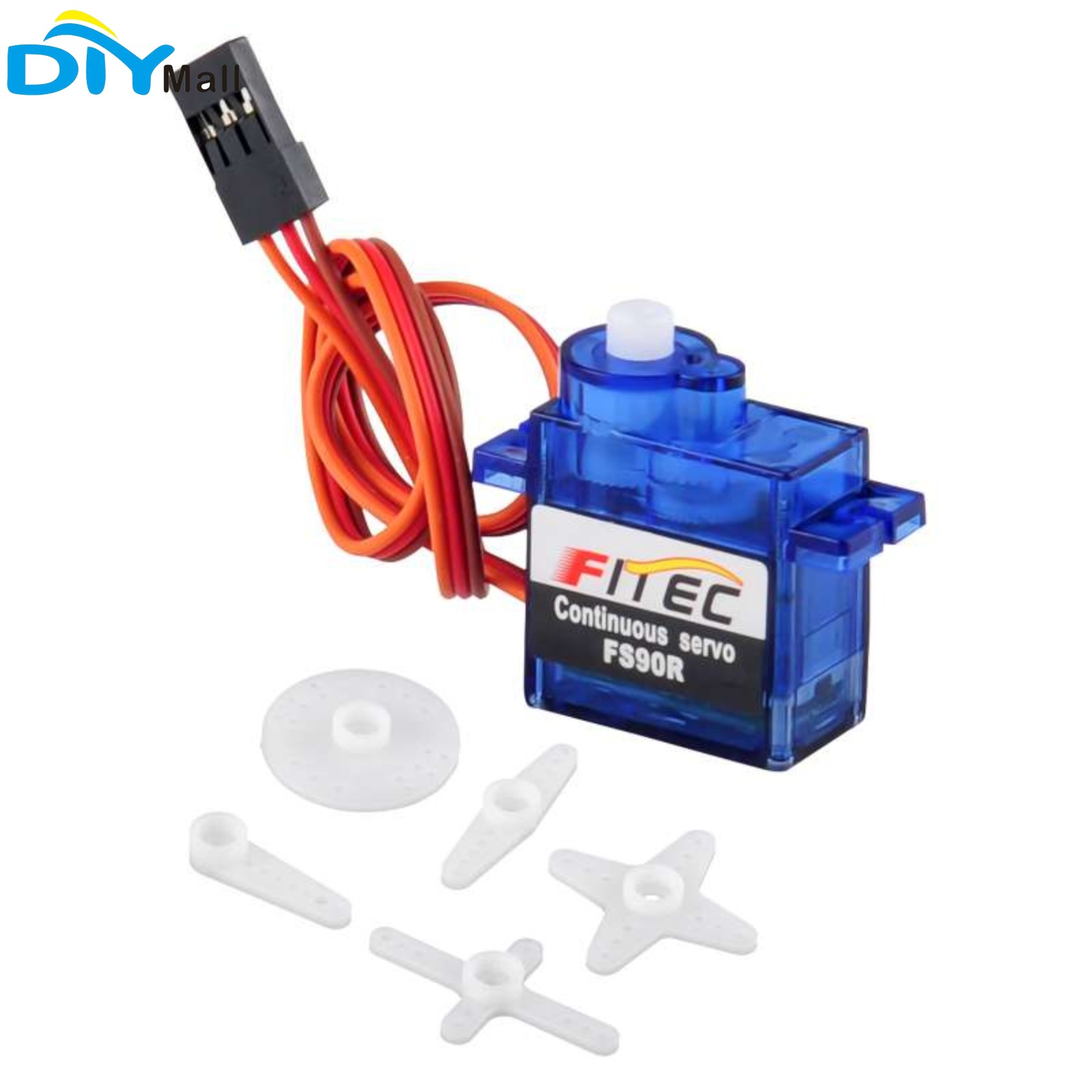 Arduino Robot - FS90R 9g Servo 360 Derajat Rotasi