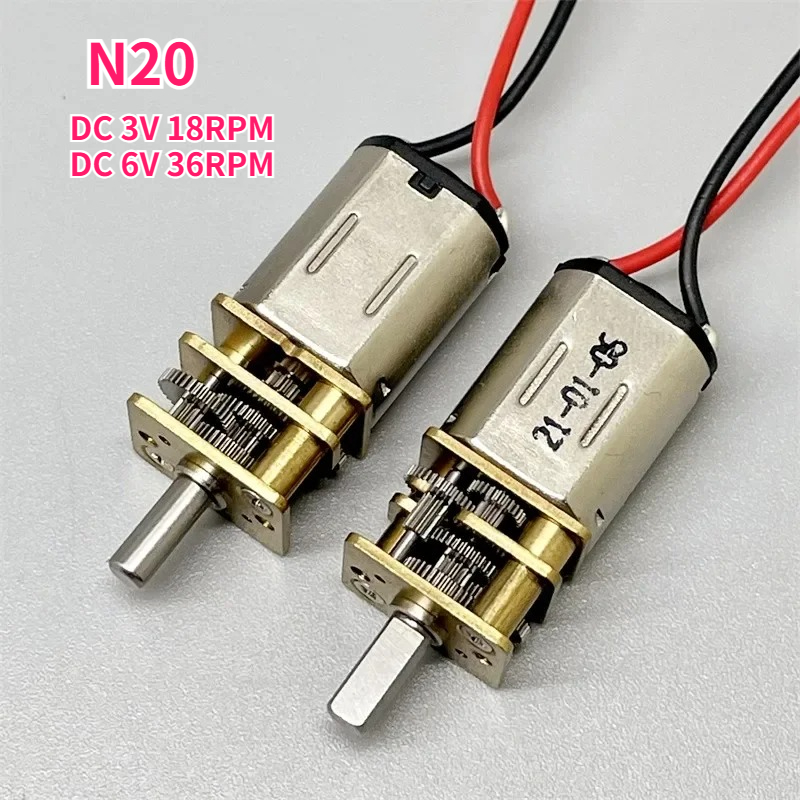 Dc Motor - Motor Gear Mini 7mm Full Metal