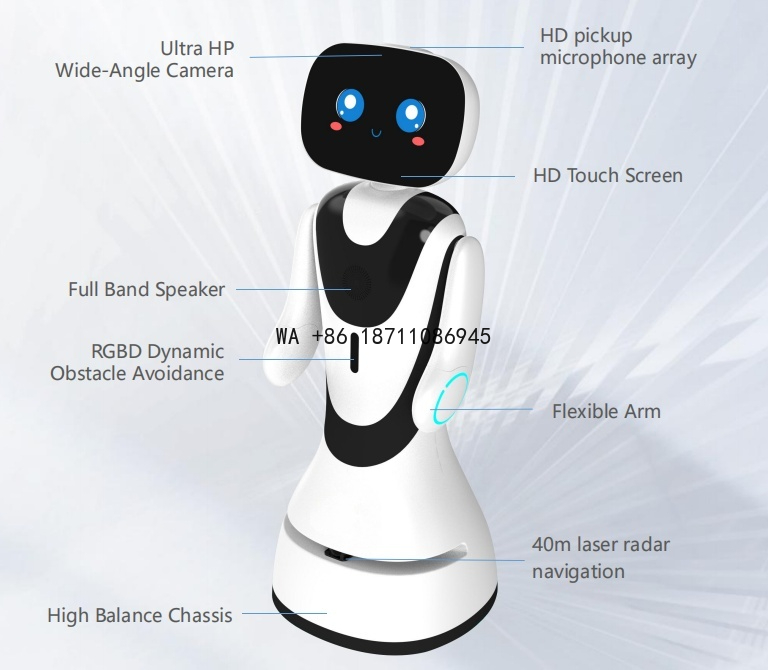 Robot Chassis - Robot Pelayan Layanan AI yang Andal,
