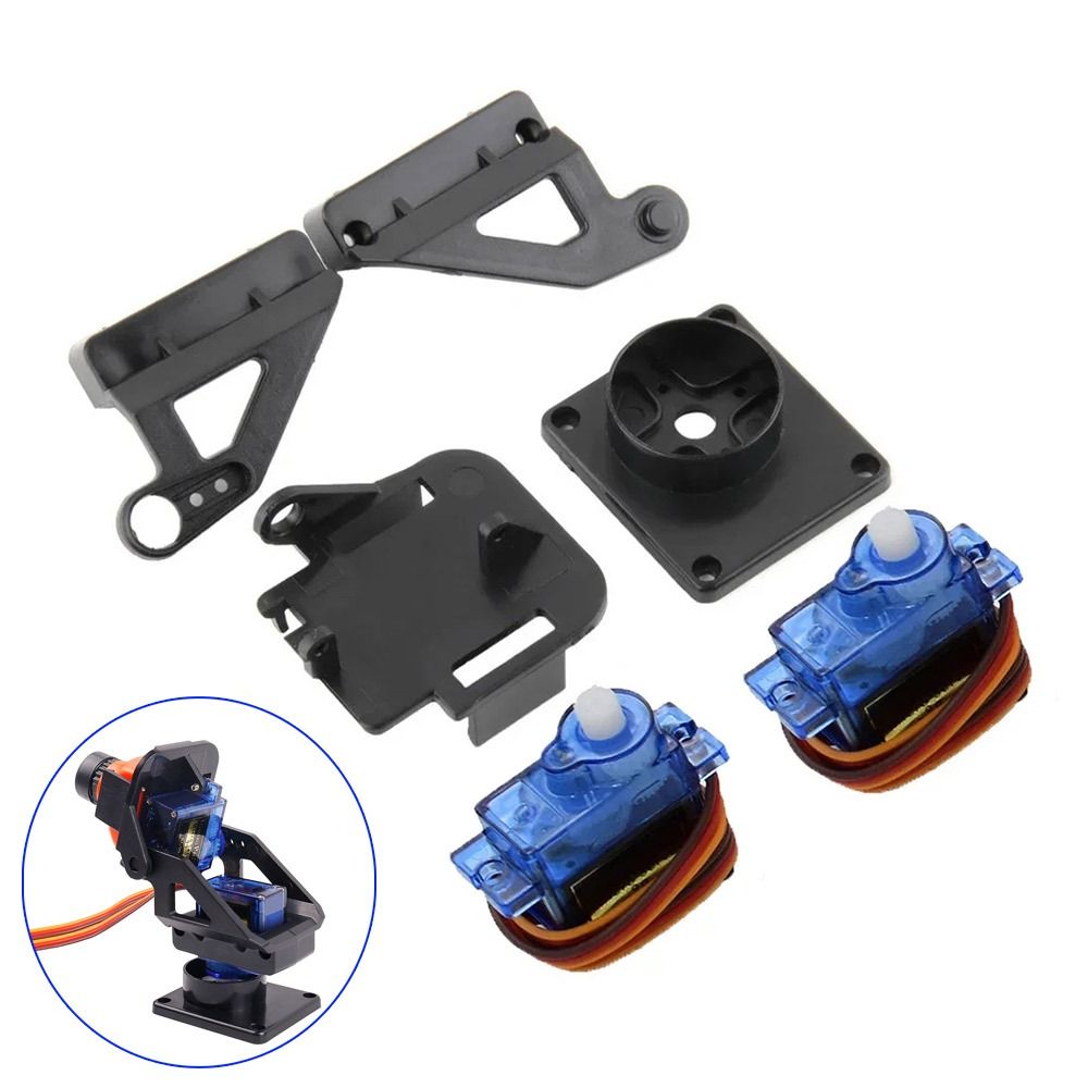 Servo Pan Tilt - SG90 MG90s 9g roda gigi kemudi,