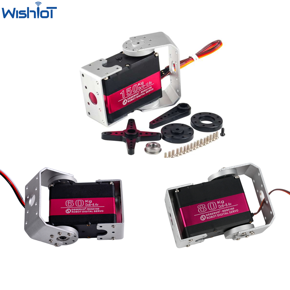 Servo Bracket - 150kg 80kg 60kg roda gigi Metal