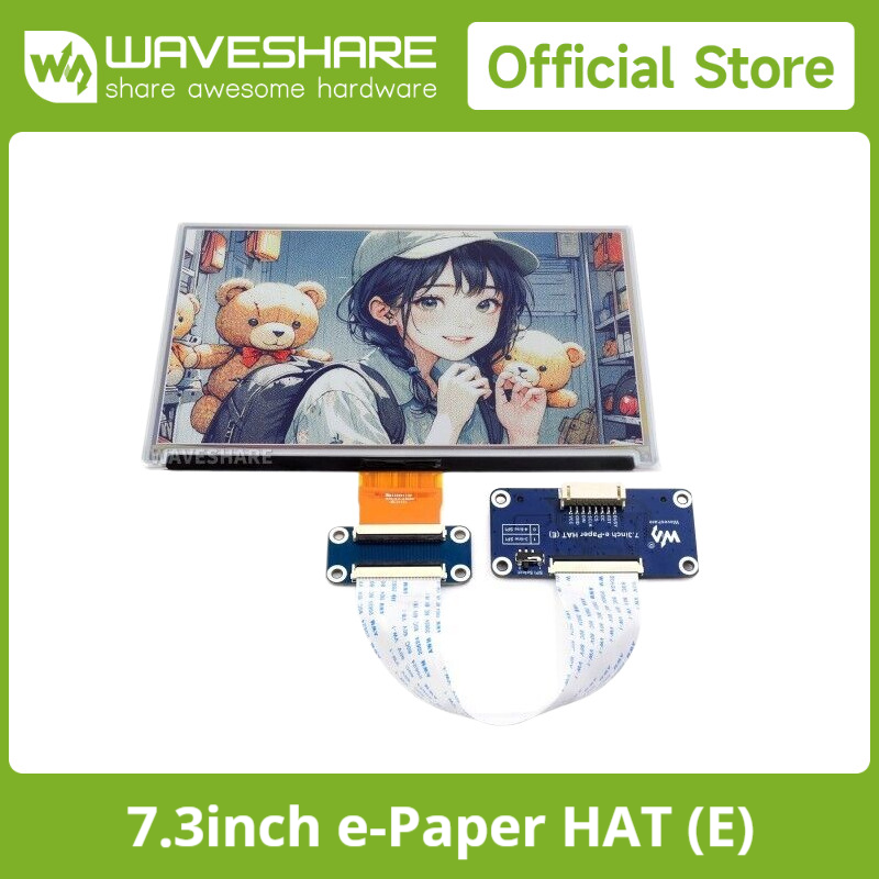 Arduino Robot - Layar E-Paper 6 Warna Waveshare 7.3