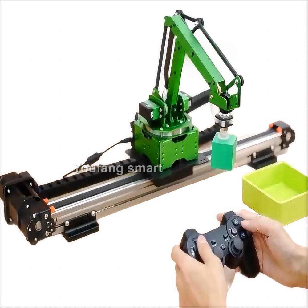 Robot Arm Kit - Lengan Robot 5 Axis dengan Rel