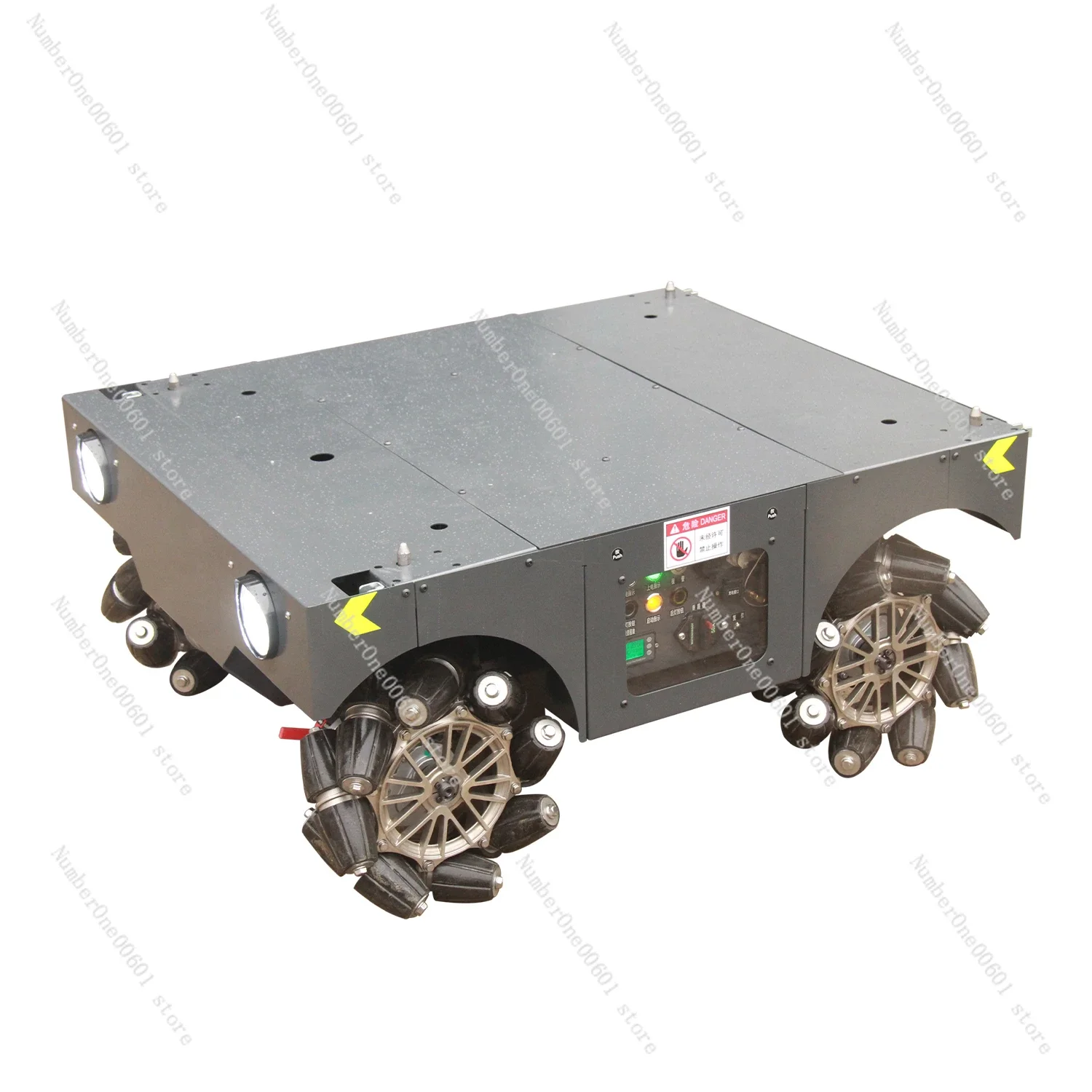 Robot Chassis - Sasis Robot Mobile Omnidirectional Beroda untuk