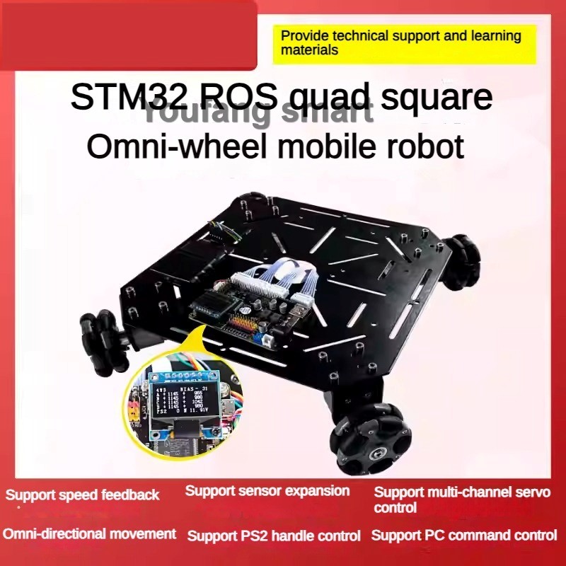 Sasis Mobil Robot Omni Wheel 4 - Omni Wheel ulasan dan harga