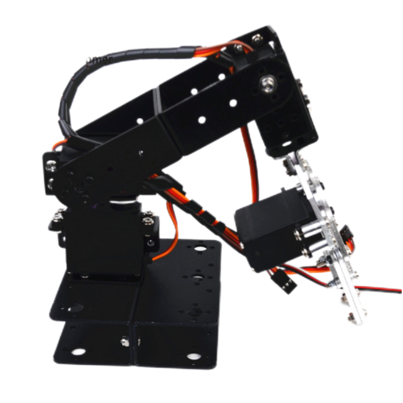 MG996 4 Dof Lengan Mekanis Tan - Robot Arm Metal ulasan dan harga