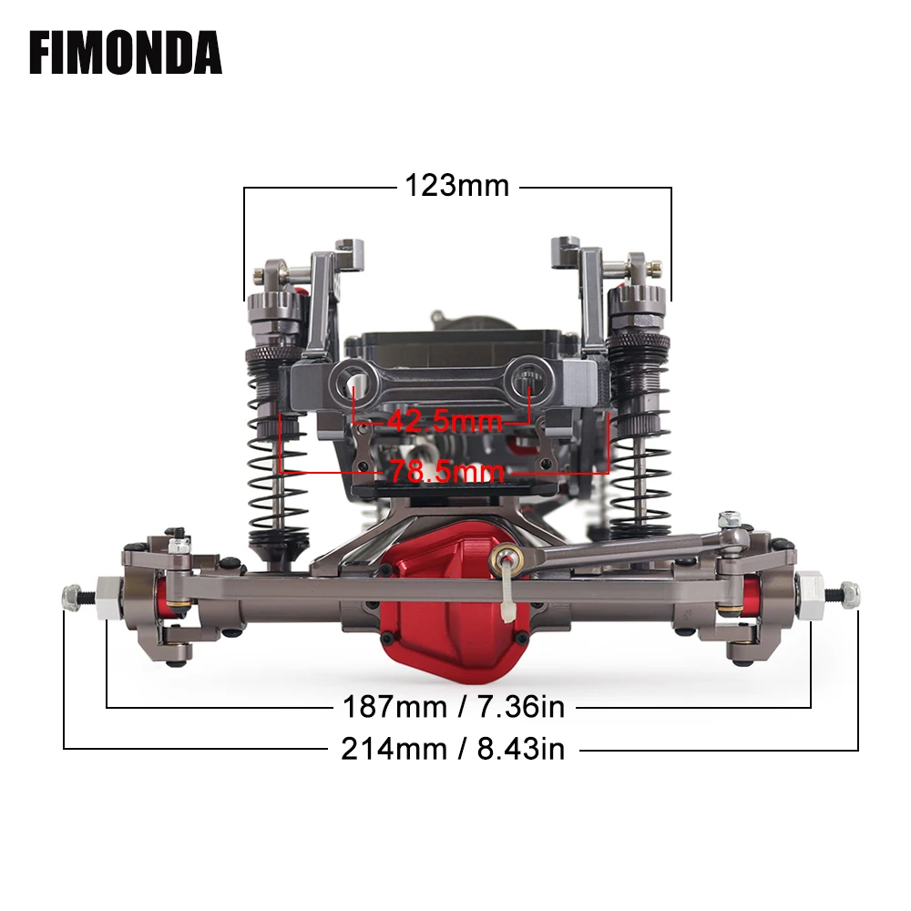 FIMONDA 1/10 RC Crawler Sasis  - Robot Car Kit ulasan dan harga