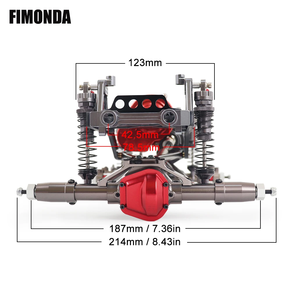 FIMONDA 1/10 RC Crawler Sasis  - Robot Car Kit ulasan dan harga