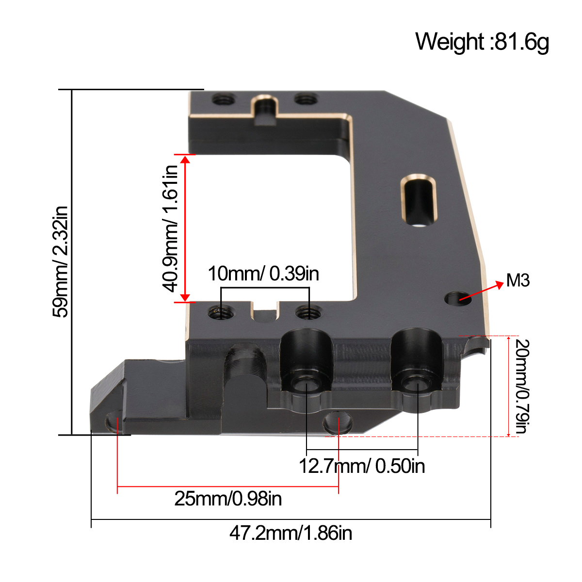 Braket Dudukan Servo Kuningan  - Servo Bracket ulasan dan harga