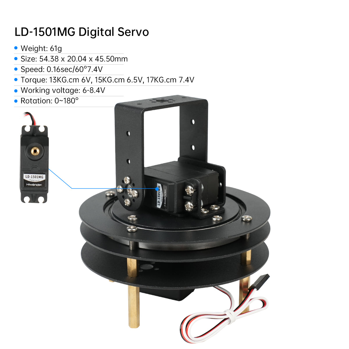 Kit Servo Digital Pan Tilt 2 D - Servo Bracket ulasan dan harga