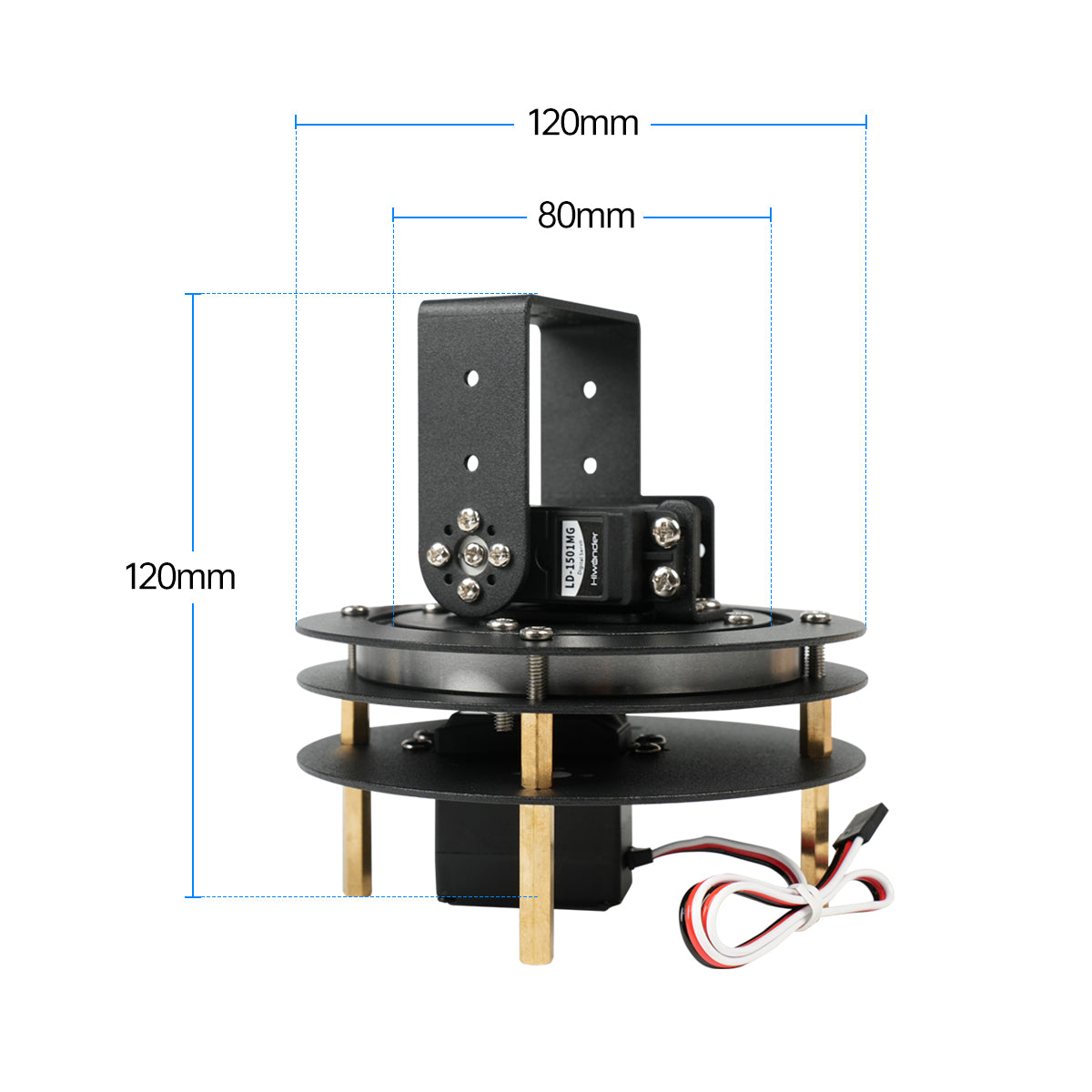 Kit Servo Digital Pan Tilt 2 D - Servo Bracket ulasan dan harga