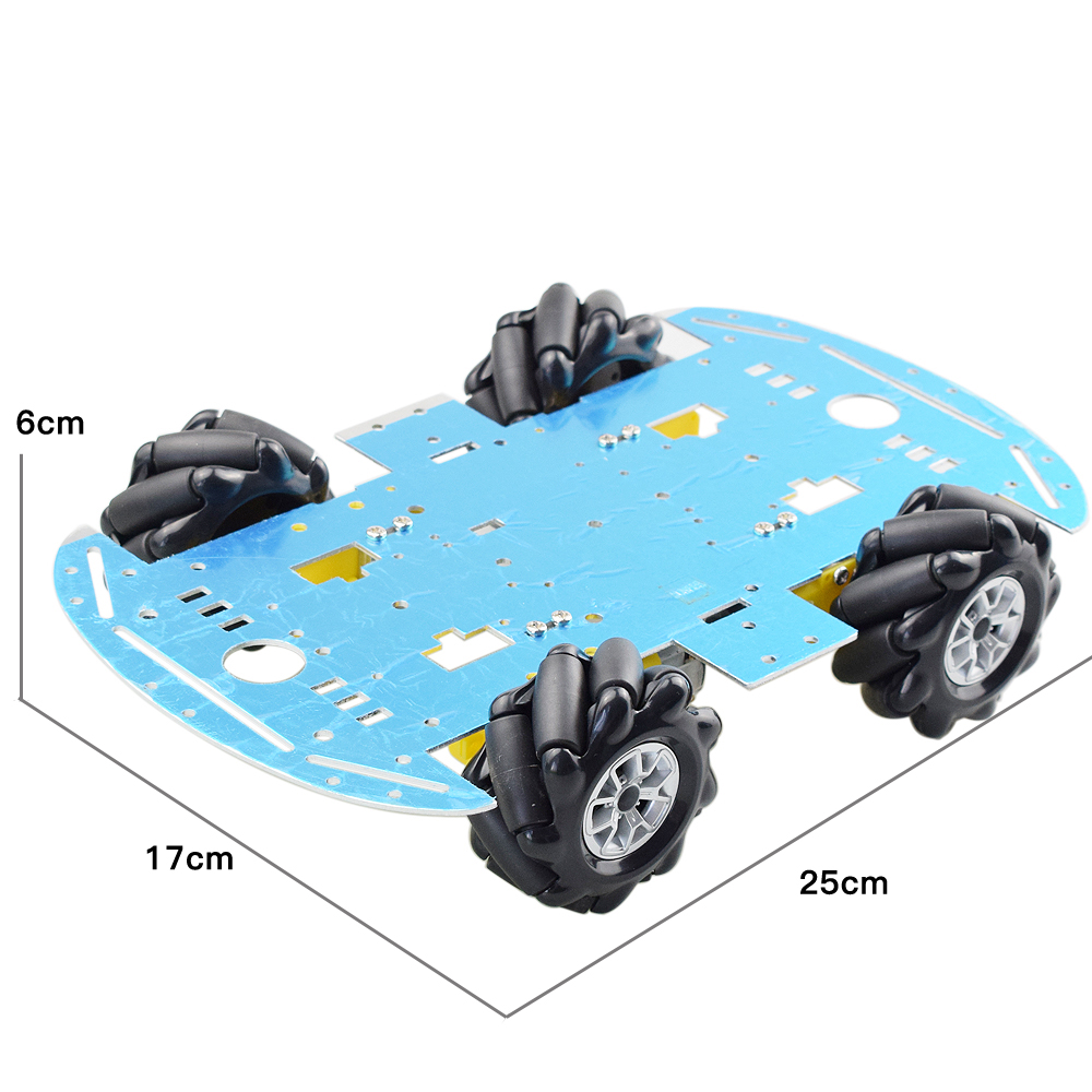 Kit Sasis Mobil Robot Omni Rod - Omni Wheel ulasan dan harga