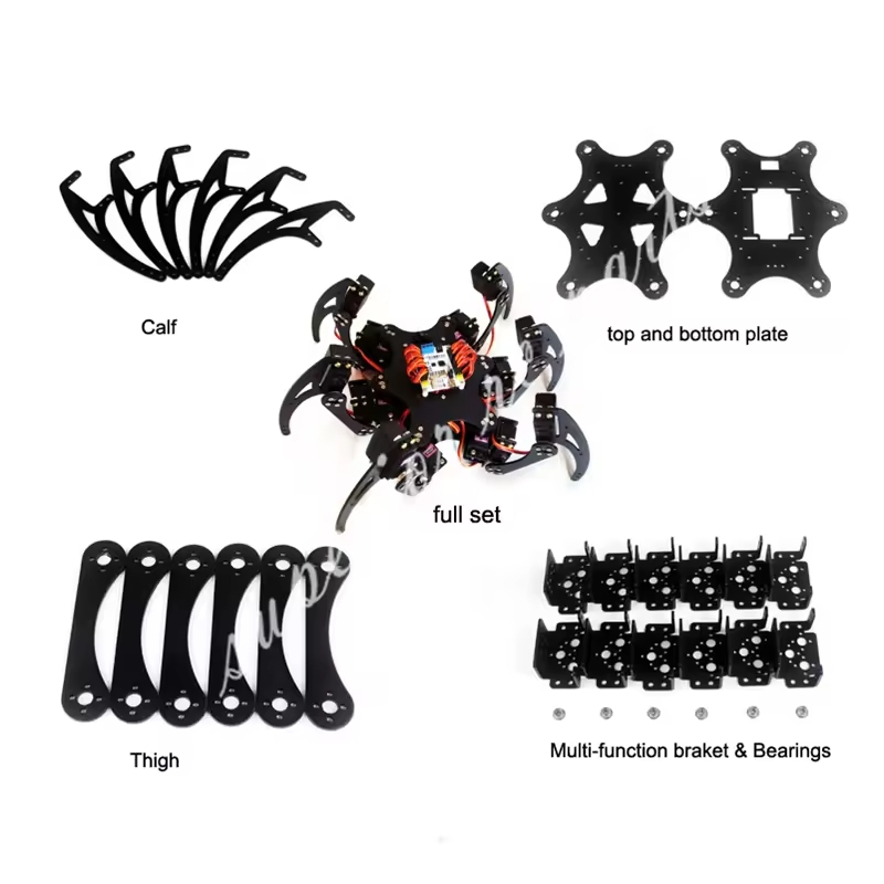 Kit Bingkai Robot Enam Kaki 3  - Arduino Robot ulasan dan harga