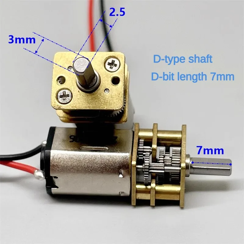 Motor Gear Mini 7mm Full Metal - Dc Motor ulasan dan harga