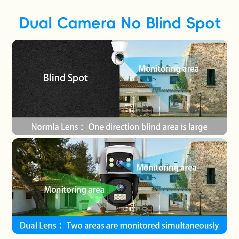 Kamera IP WIFI 8MP 4K PTZ Luar - Pan Tilt Bracket ulasan dan harga