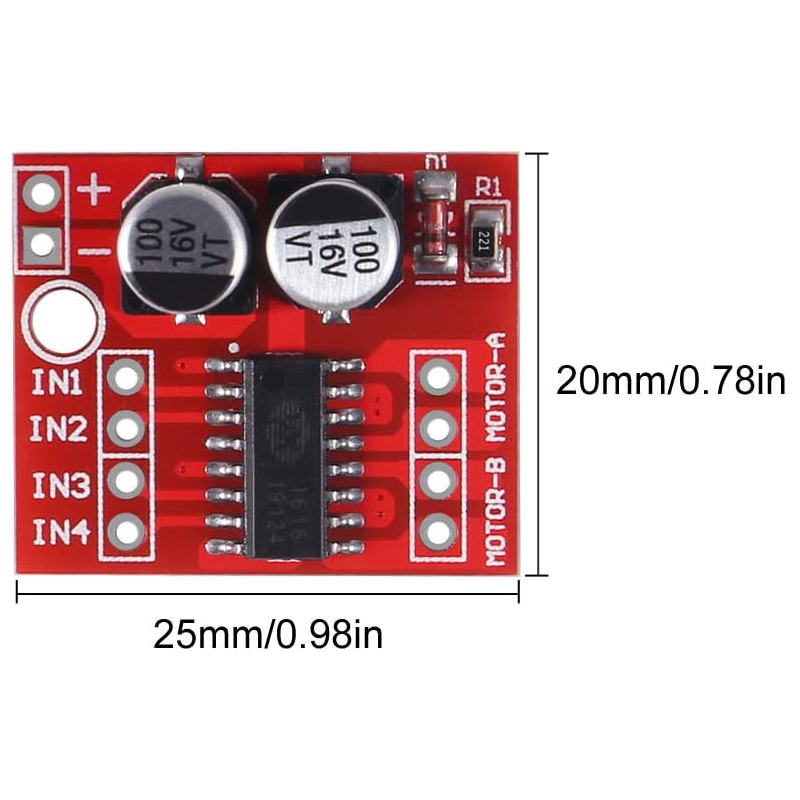10 Buah L298N Modul Driver Mot - Motor Driver L298N ulasan dan harga