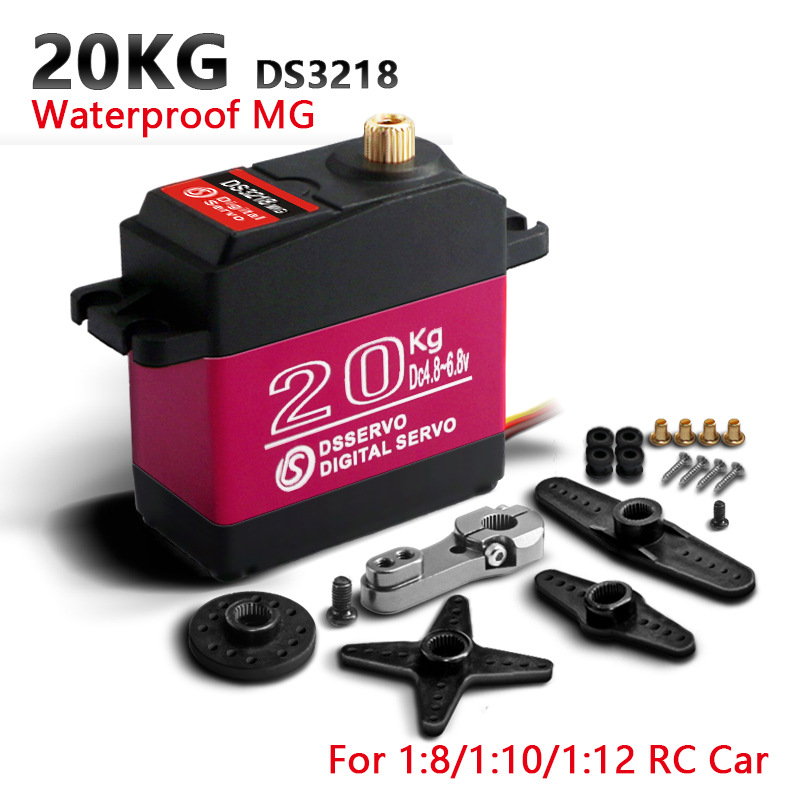 Dsservo Ds3218Mg 20Kg Servo Di - Robot Arm Metal ulasan dan harga