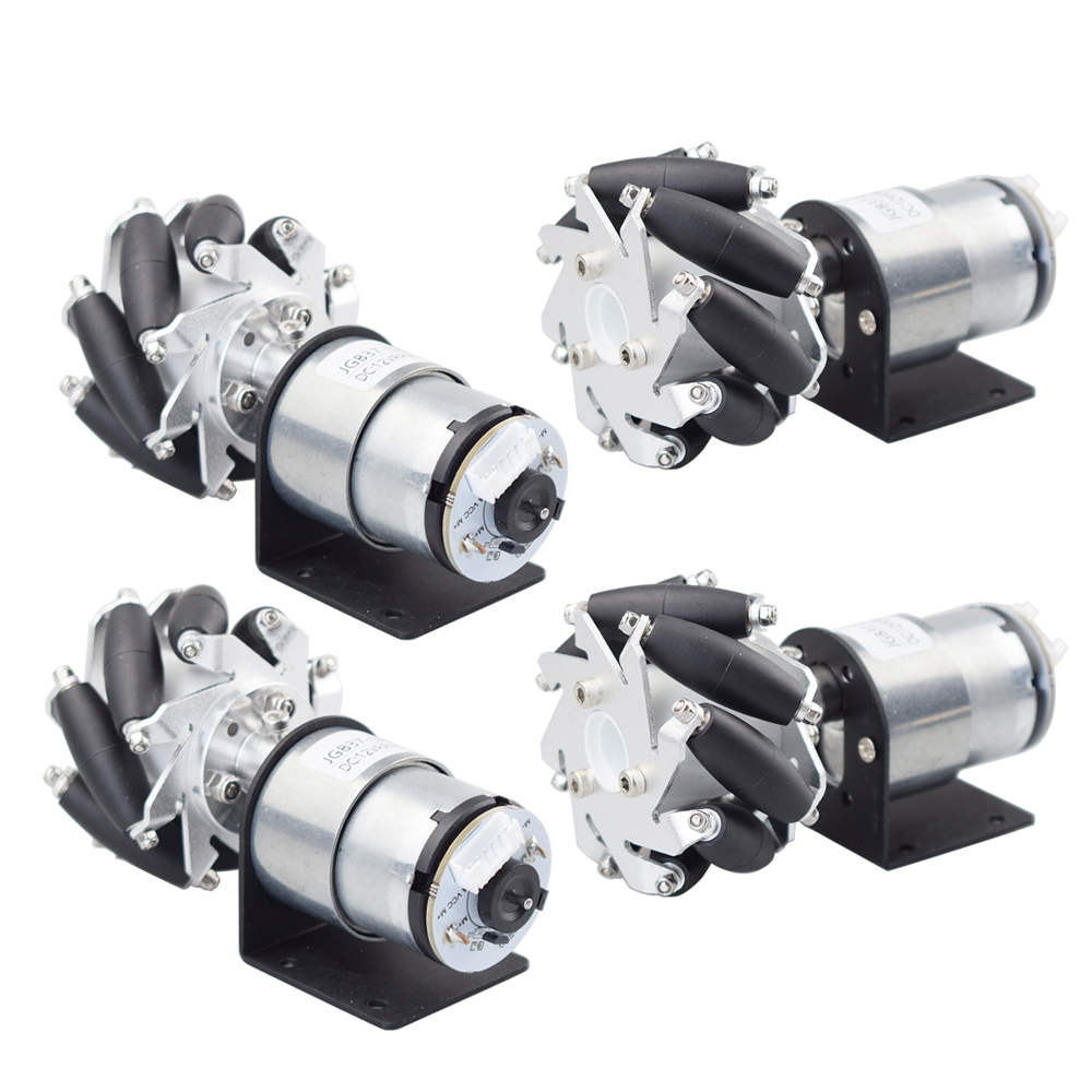 4 Buah/Set Roda Mecanum Logam  - Arduino Robot ulasan dan harga