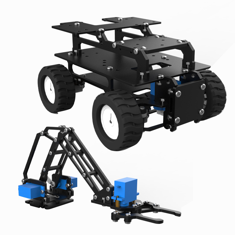 Mobil Robot Akrilik 4WD dengan - Tracked Robot Chassis ulasan dan harga