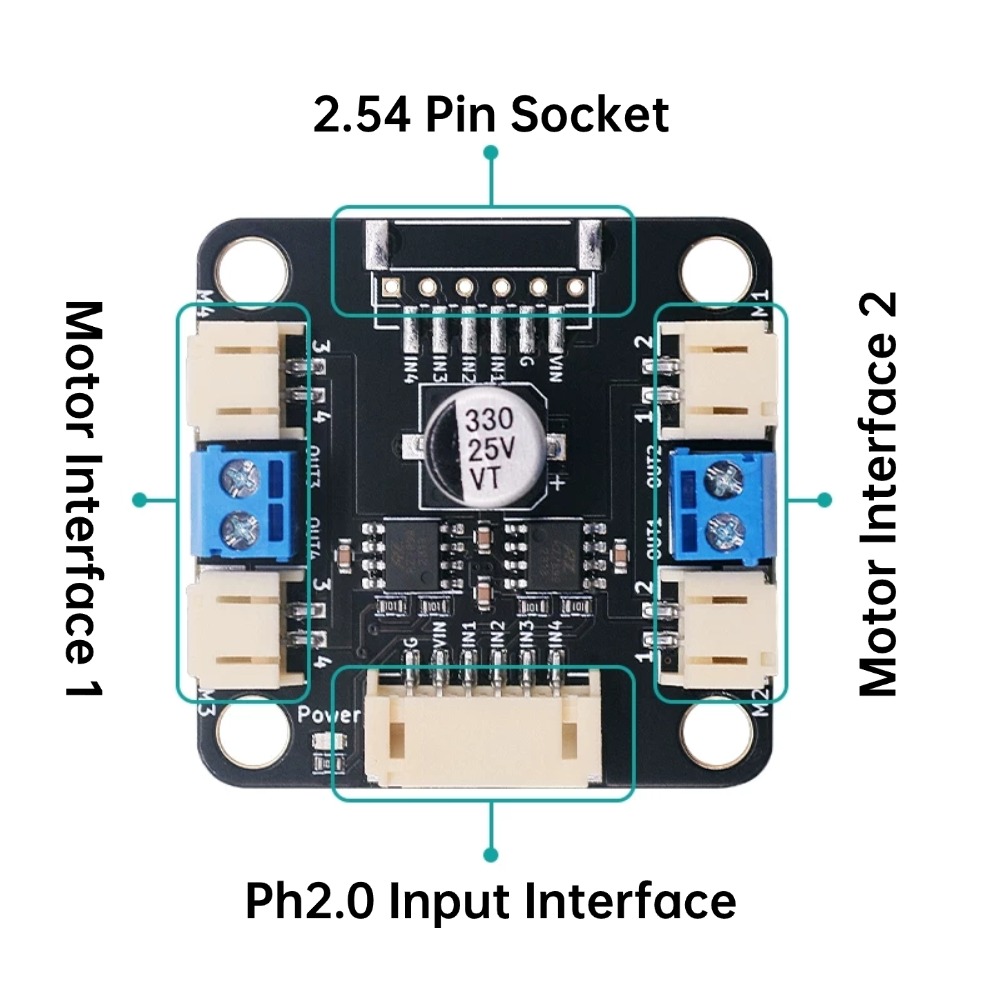 Kit Motor dan Driver 4 TT, Pen - Motor Driver L298N ulasan dan harga