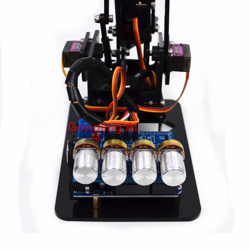 Kit Lengan Robot STEM 4 DOF Se - Robot Arm Kit ulasan dan harga