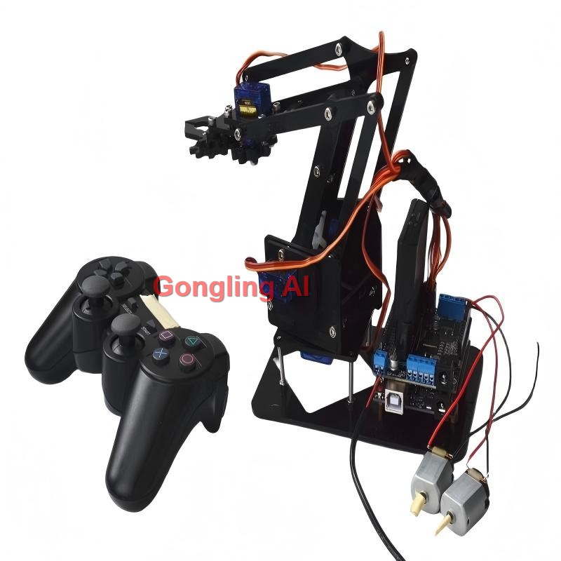 Kit Lengan Robot STEM 4 DOF Se - Robot Arm Kit ulasan dan harga