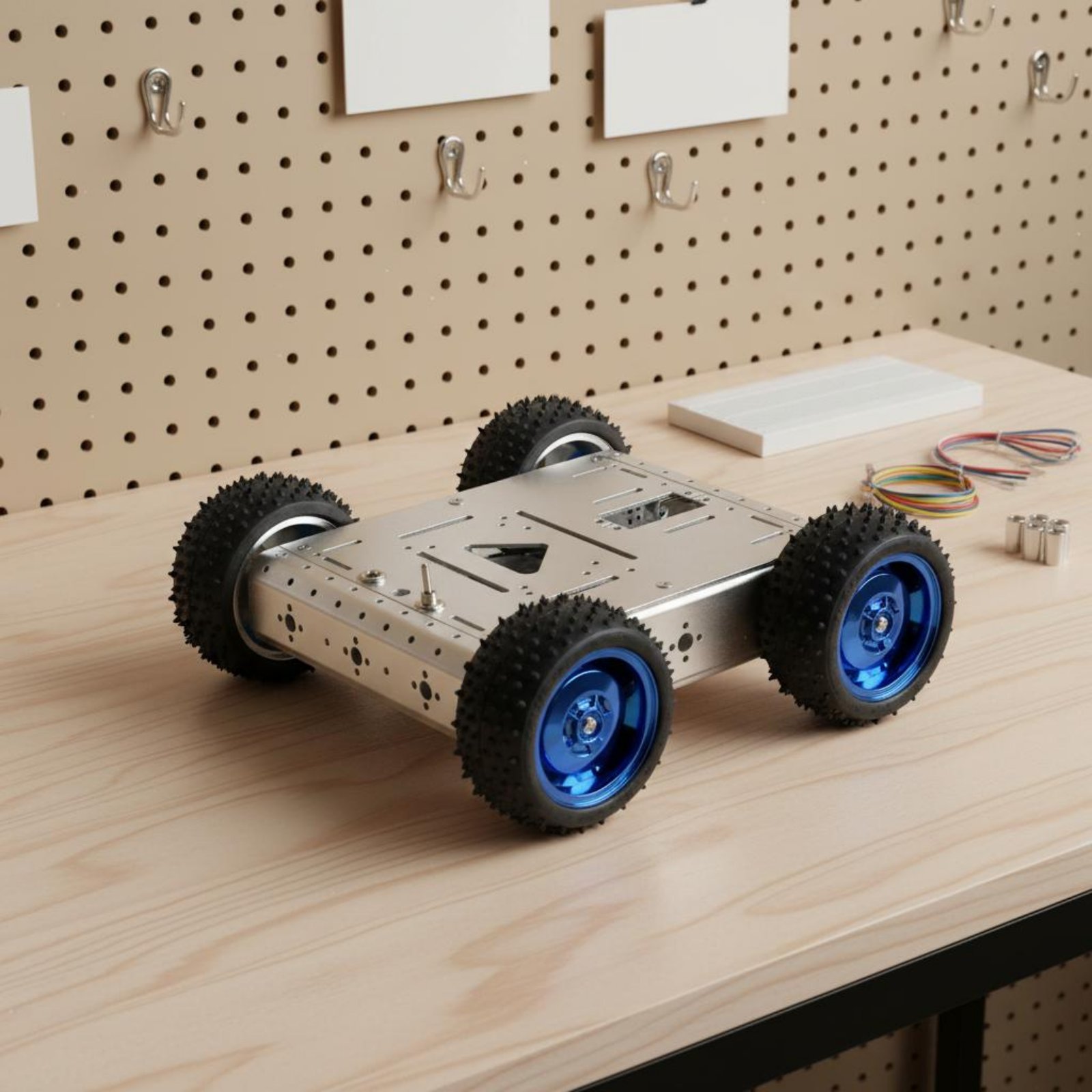 Sasis Mobil Pintar 4WD Kapasit - Robot Chassis ulasan dan harga