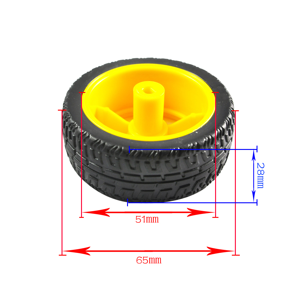 DC3-6V 1:48 Gearbox TT Motor P - Arduino Robot ulasan dan harga