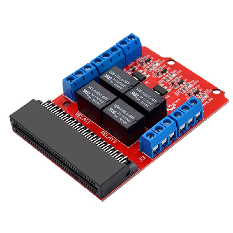 Modul Relay 4 Saluran A64I Mic - Microbit ulasan dan harga