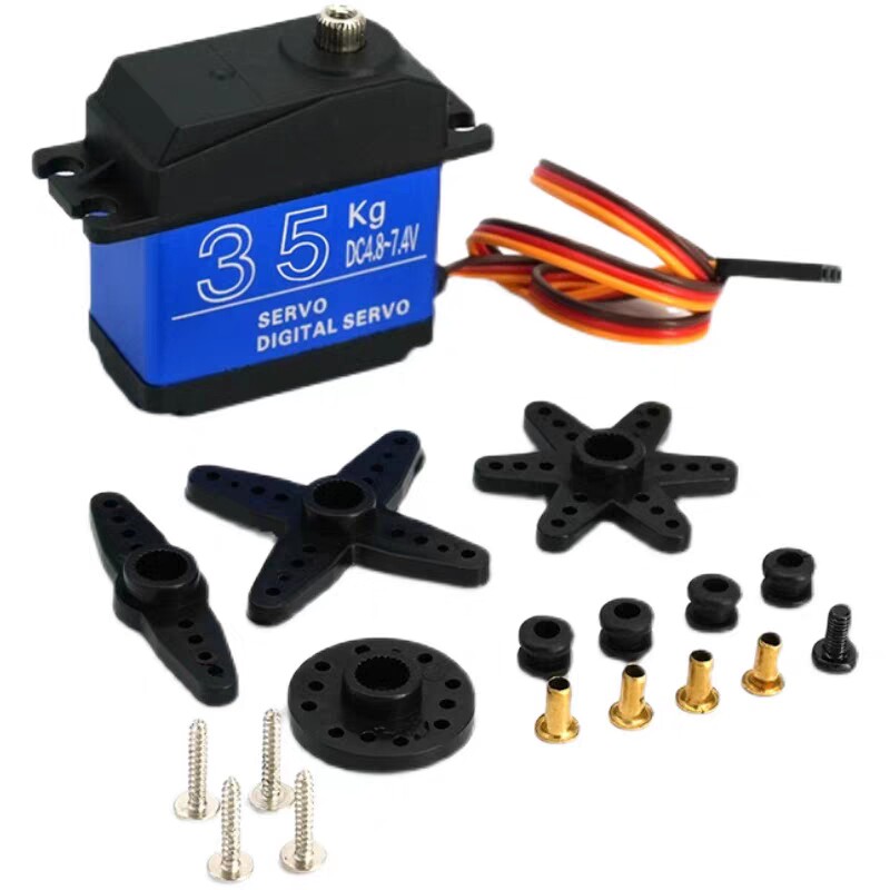 Servo Digital Gear Logam Torsi - Robot Arm Metal ulasan dan harga