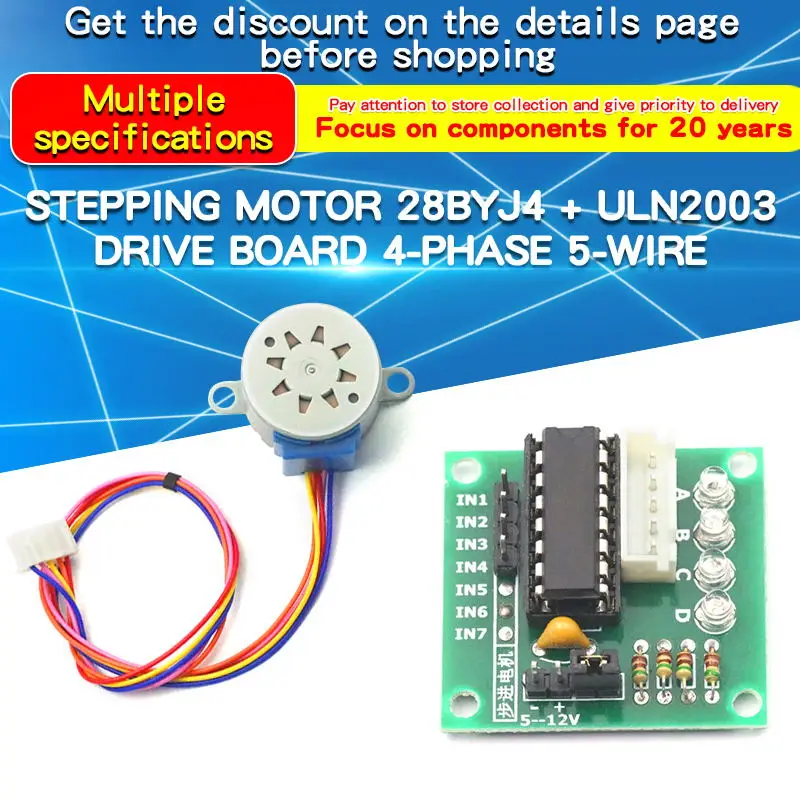 1 Buah 28BYJ4 Motor Stepper UL - Uln2003 Driver ulasan dan harga