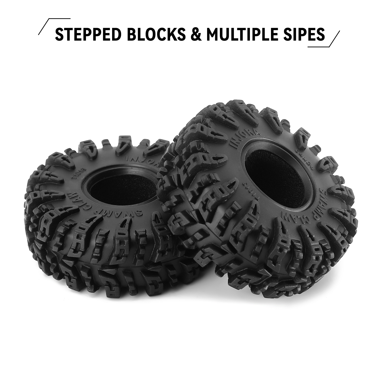 INJORA Swamp Claw 64*24mm S5 l - Omni Wheel ulasan dan harga