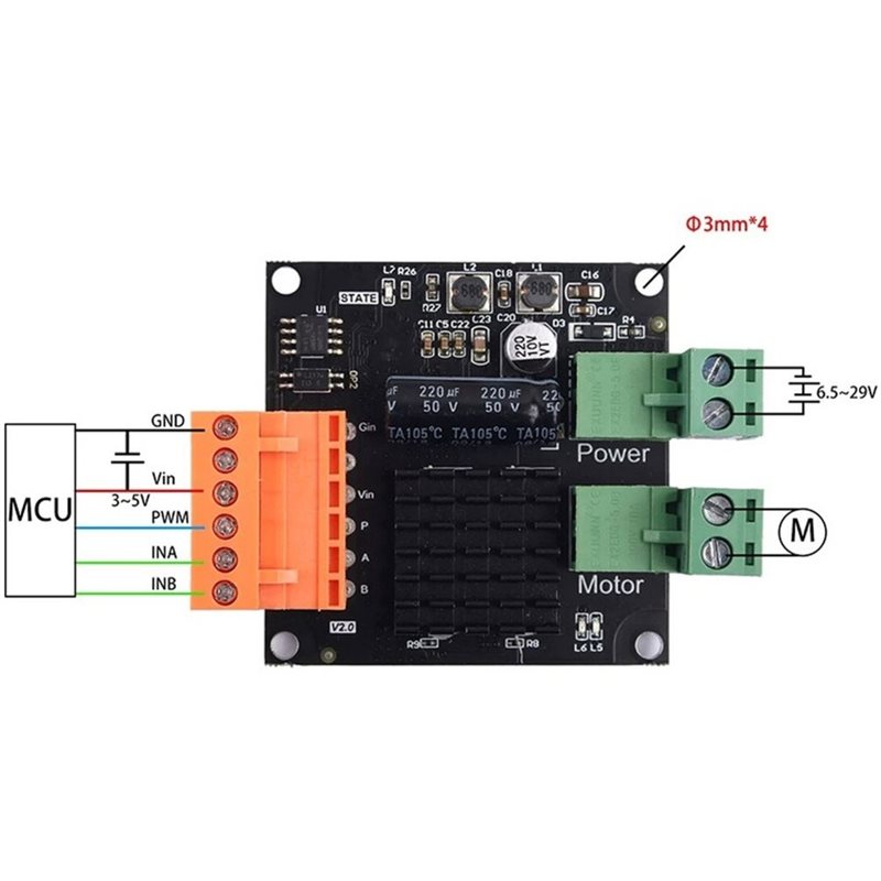 AT02-12V 24V 16A Modul Pengger - Dc Motor 12V ulasan dan harga