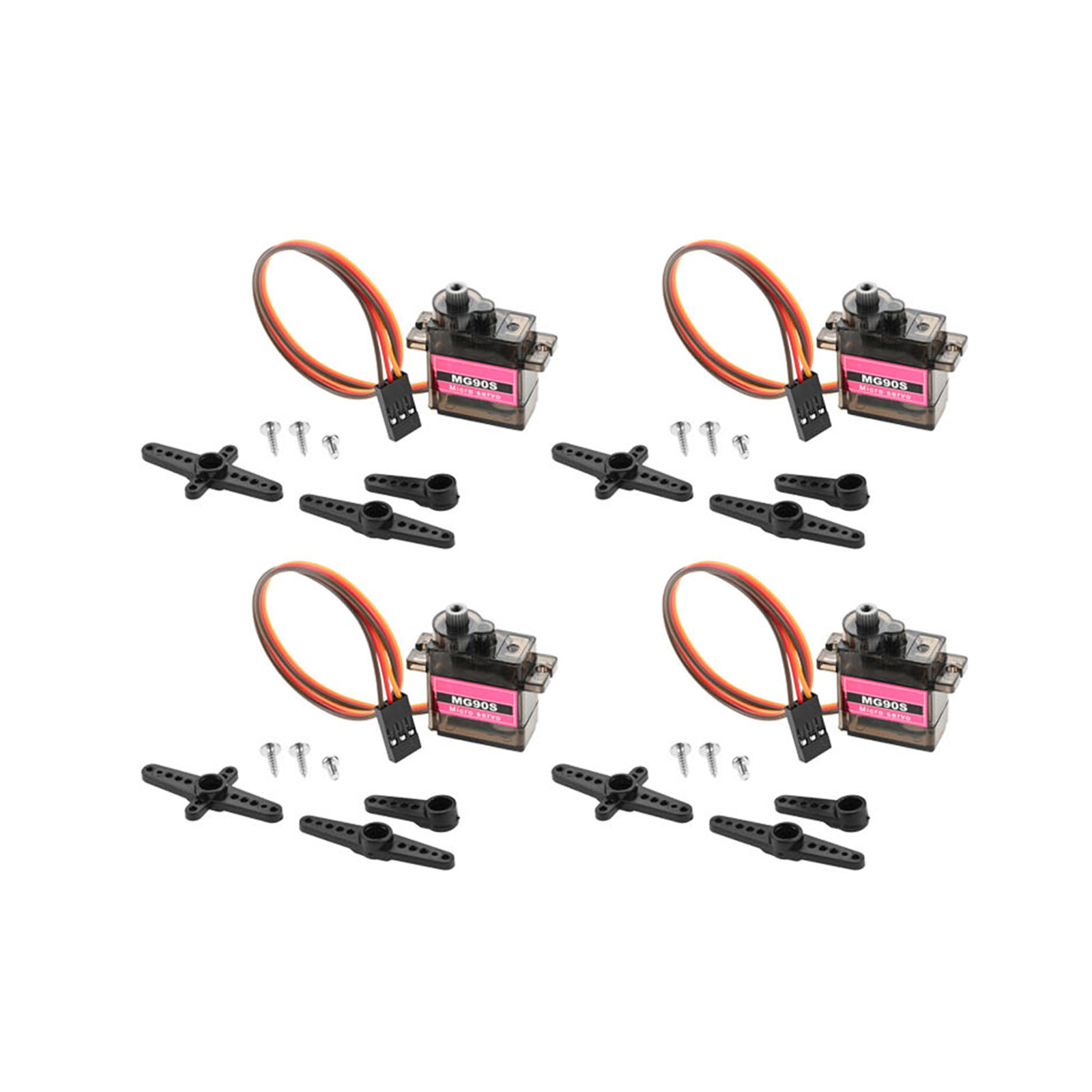 4pcs Micro Servo Metal Gear 90 - Robot Arm Metal ulasan dan harga