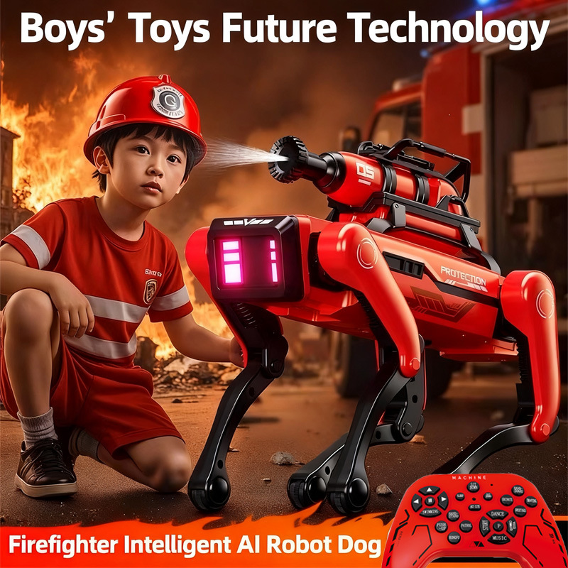 Robot Anjing AI Robot Pemadam  - Robot Remote Control ulasan dan harga