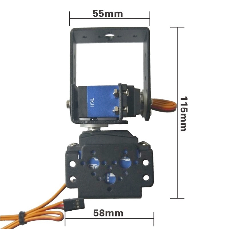 2 DOF robotik Pan dan Tilt Ser - Robot Arm Kit ulasan dan harga