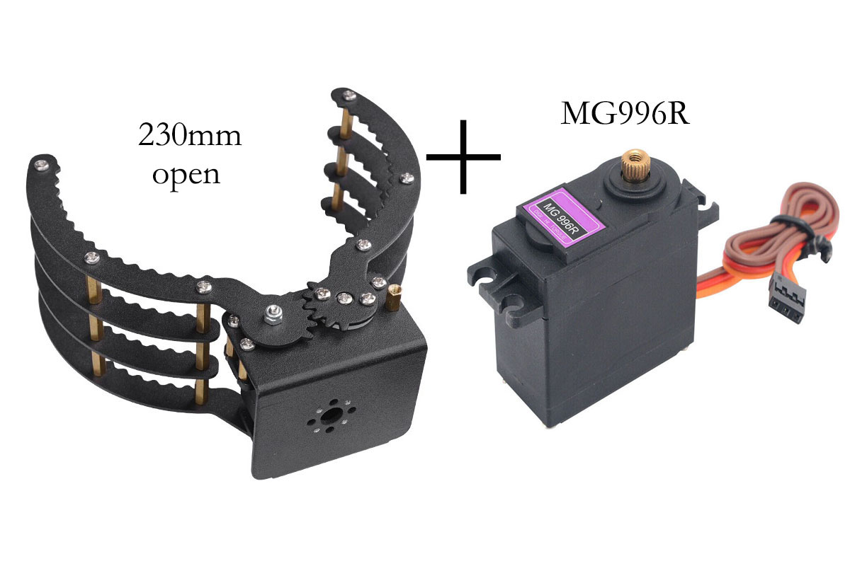 Penjepit Mekanis dengan Bukaan - Robot Gripper Claw ulasan dan harga