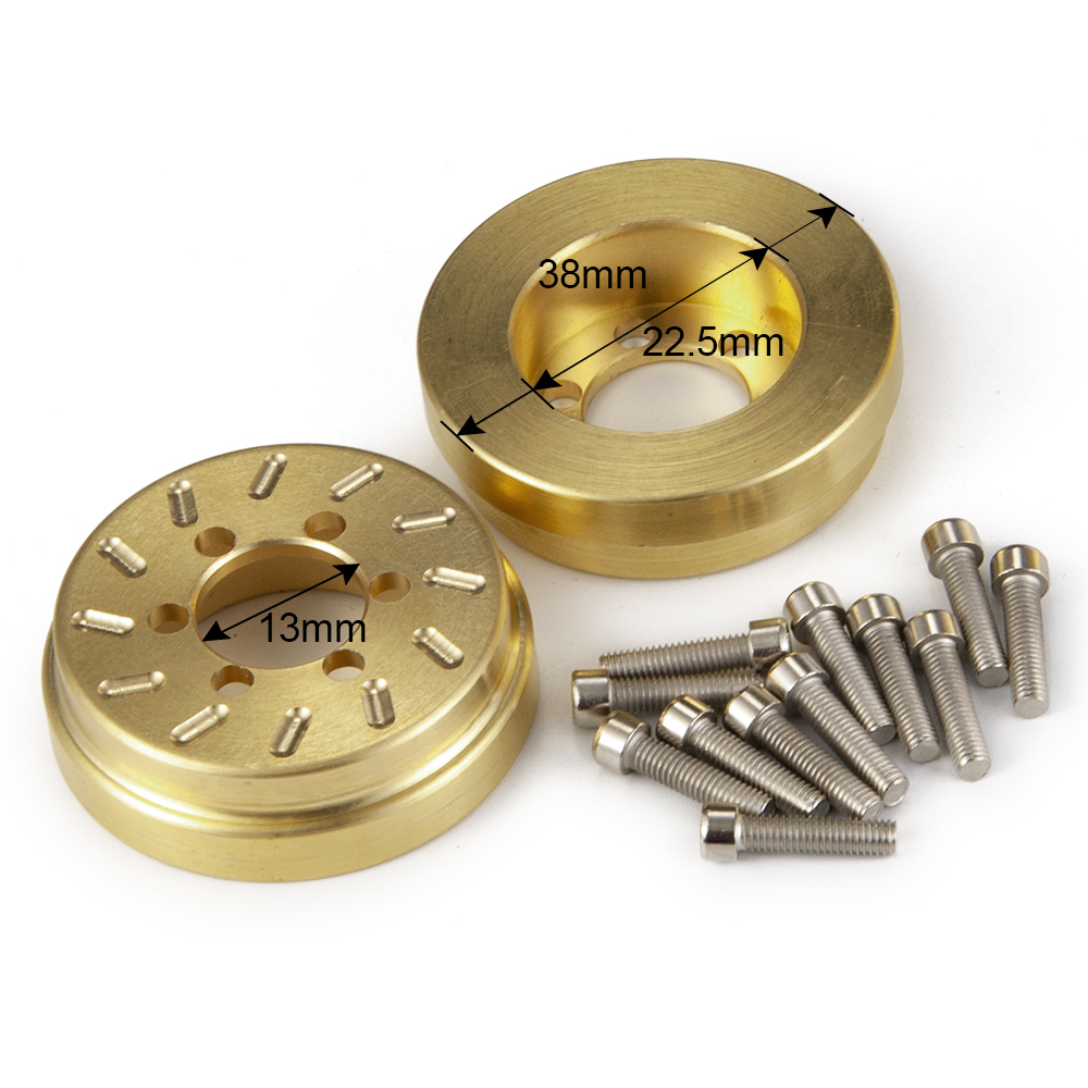 AXSPEED 2/4 buah 70g kuningan  - Omni Wheel ulasan dan harga