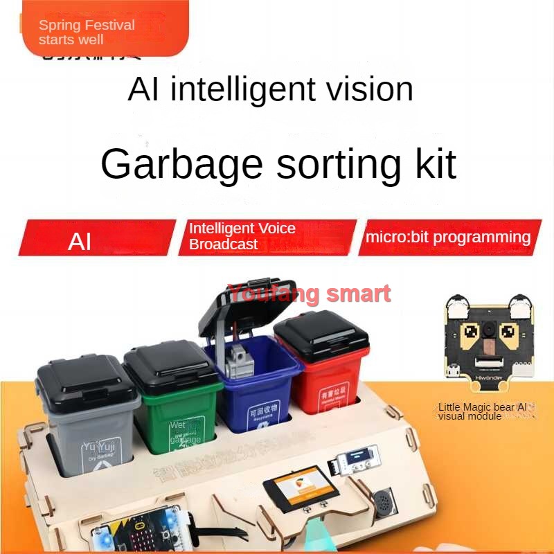 Limbah menyortir Kit Robot AI  - Microbit ulasan dan harga